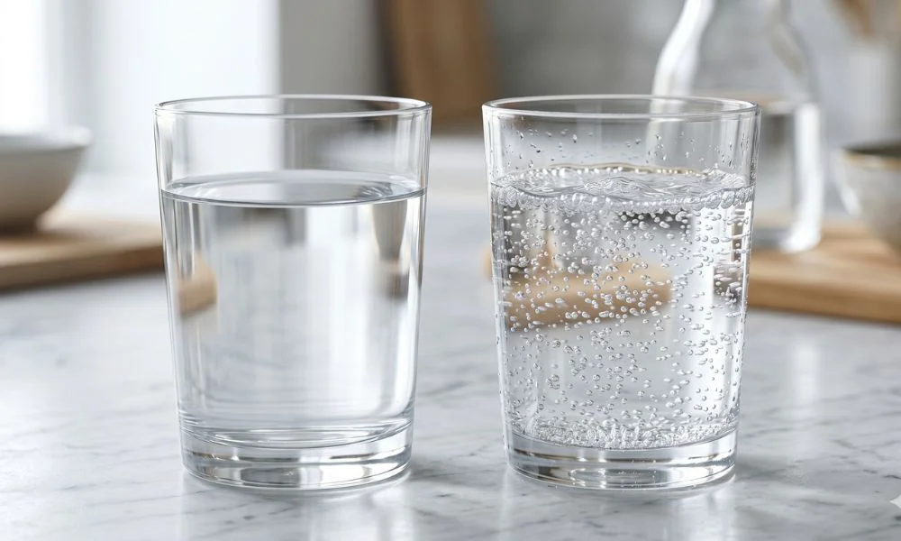 Vasos con agua