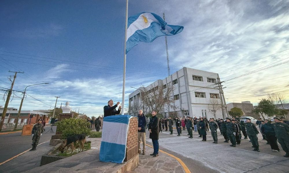 Día de la Bandera en Rawson