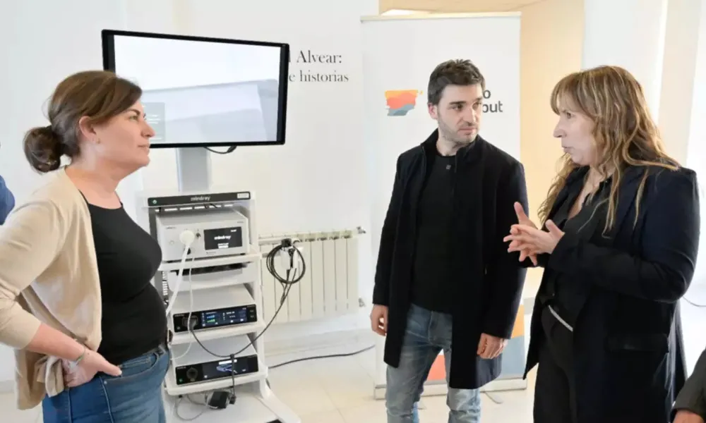 El gobernador en el Hospital Alvear