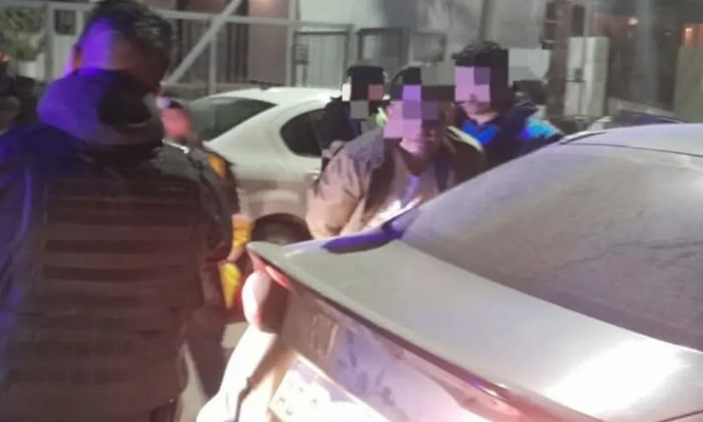 Detenido por huir en un control