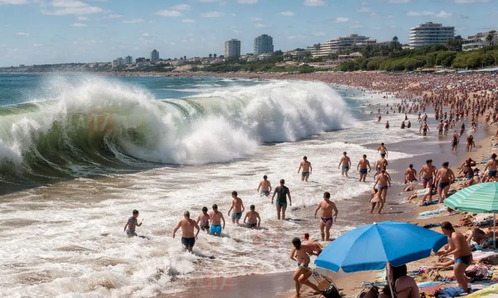 meteotsunami imagen ilustrativa generada digitalmente por LA17