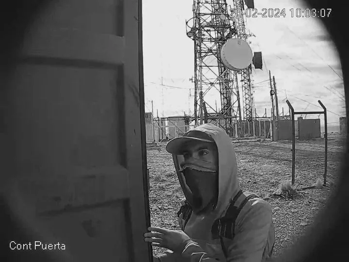 Imágenes de las cámaras de seguridad del lugar