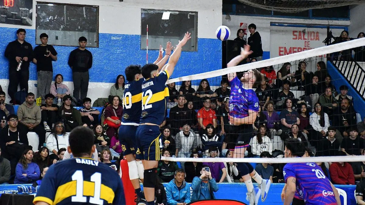 Boca Juniors vóley Copa Aniversario de Trelew.
