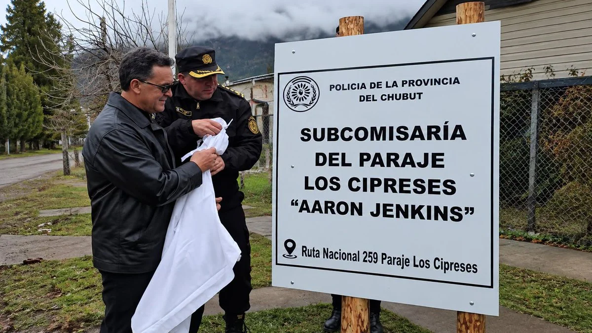Subcomisaría Paraje Los Cipreses Foto Canal 4 Esquel