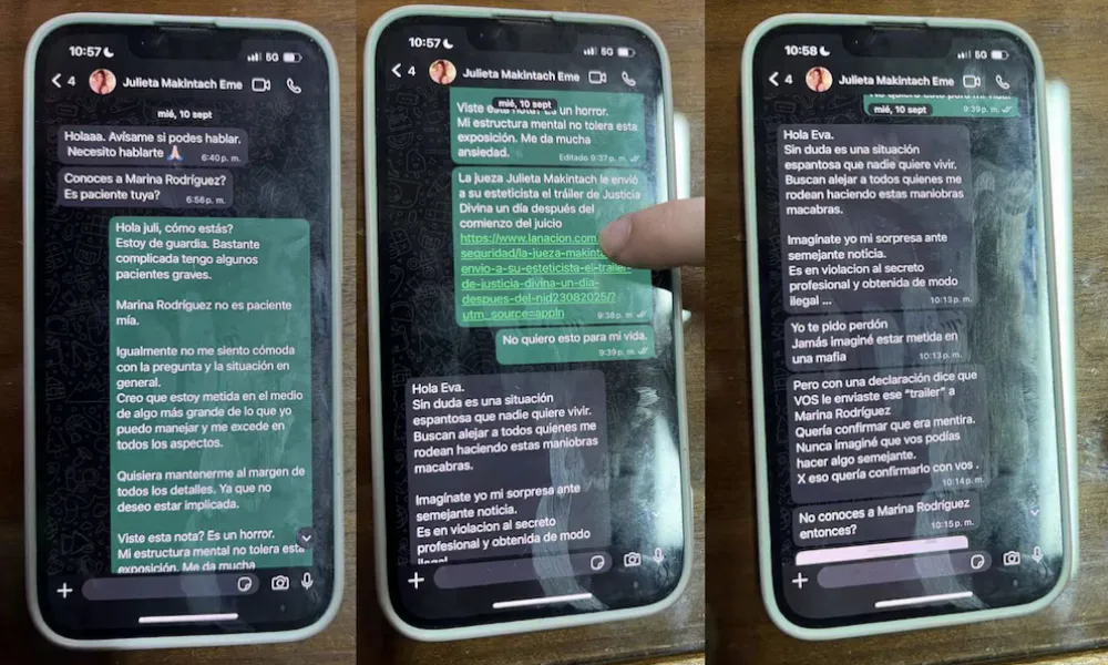 Chats comprometen a Makintach