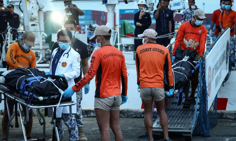 Se hundió un ferry en Filipinas. Foto REUTERS/Eloisa López/Infobae