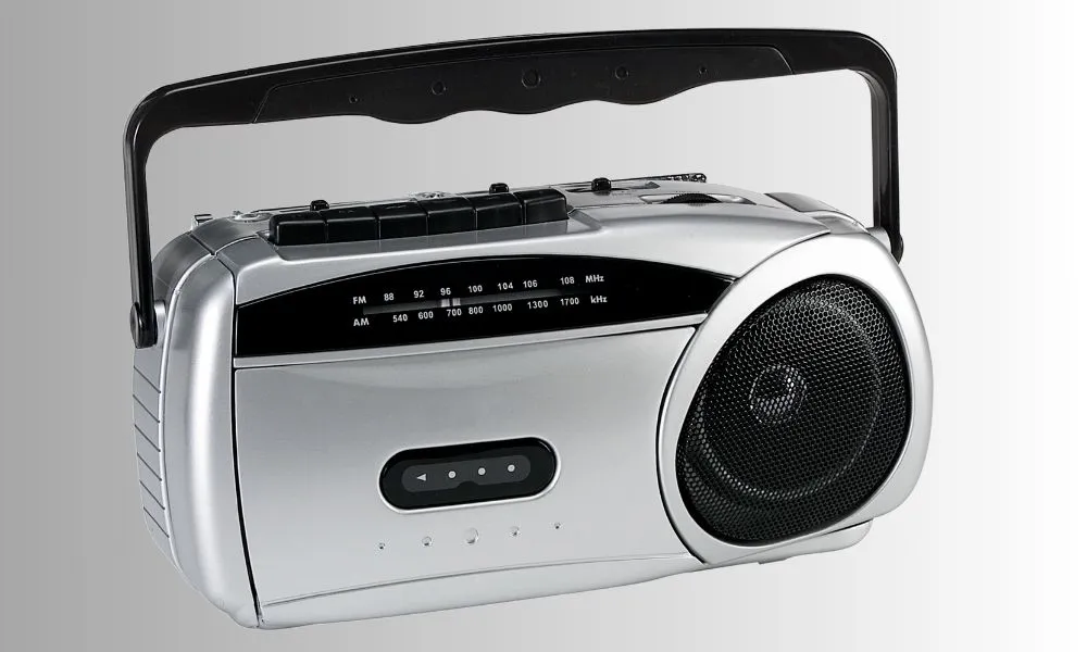Radio con cassette fuente Freepik