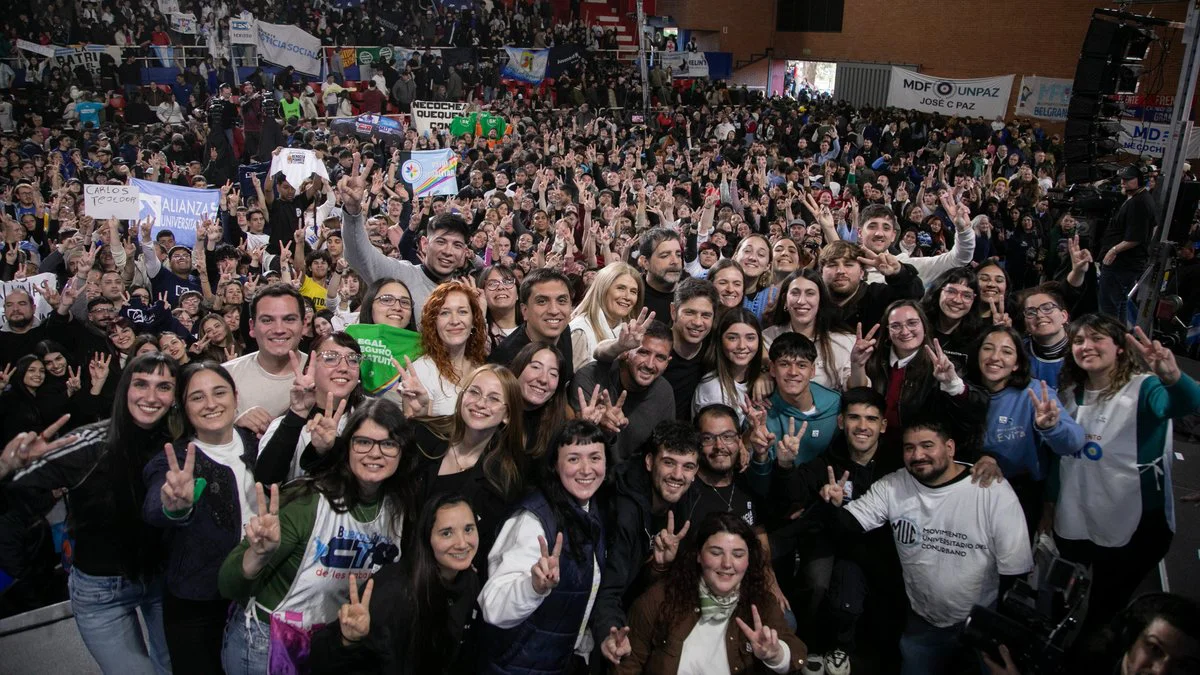 Axel Kicillof en el lanzamiento del MDF Juventudes. Foto X @Kicillofok