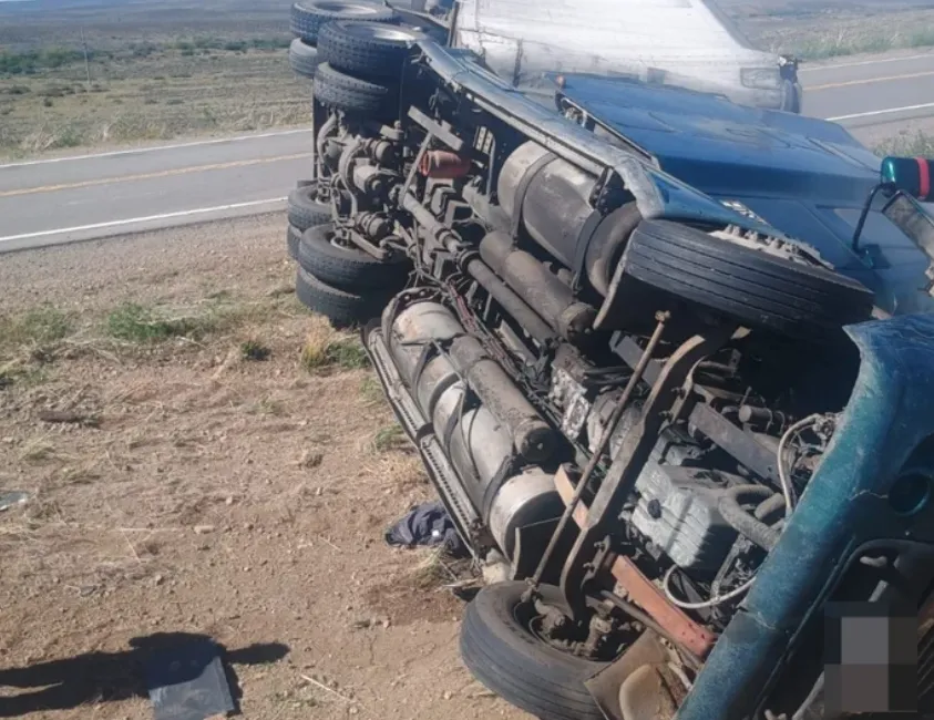 vuelco camion chileno