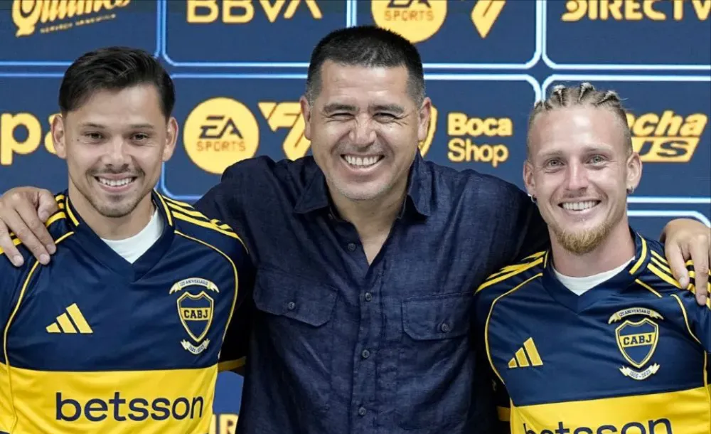 El Xeneize oficializó a sus nuevos refuerzos en conferencia de prensa