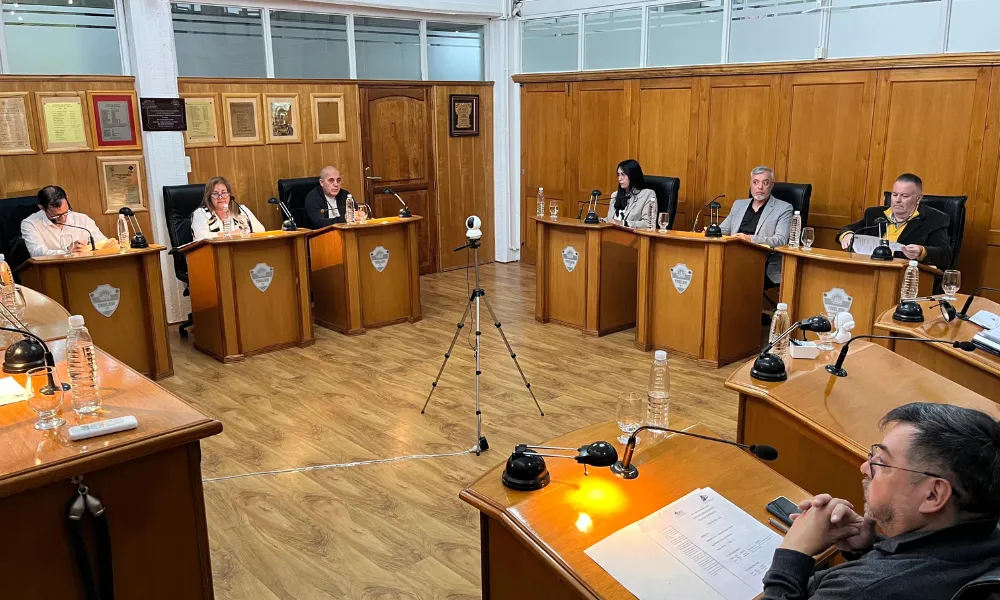 Sesión en el Concejo Deliberante de Trelew