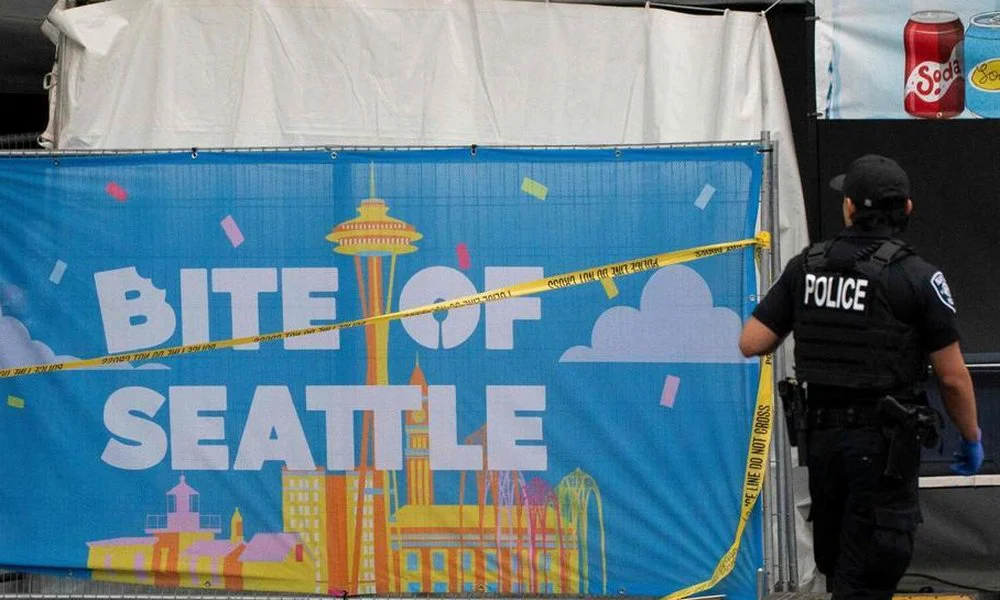 Troteo ocurrido en el festival “Bite of Seattle”