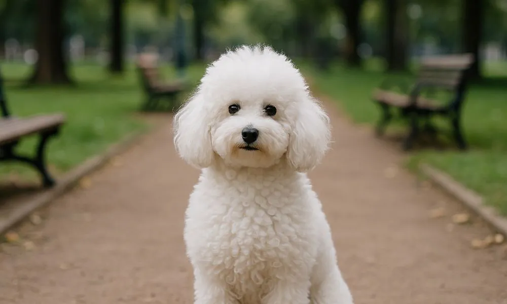 Caniche. Imagen creada con IA generativa por #LA17