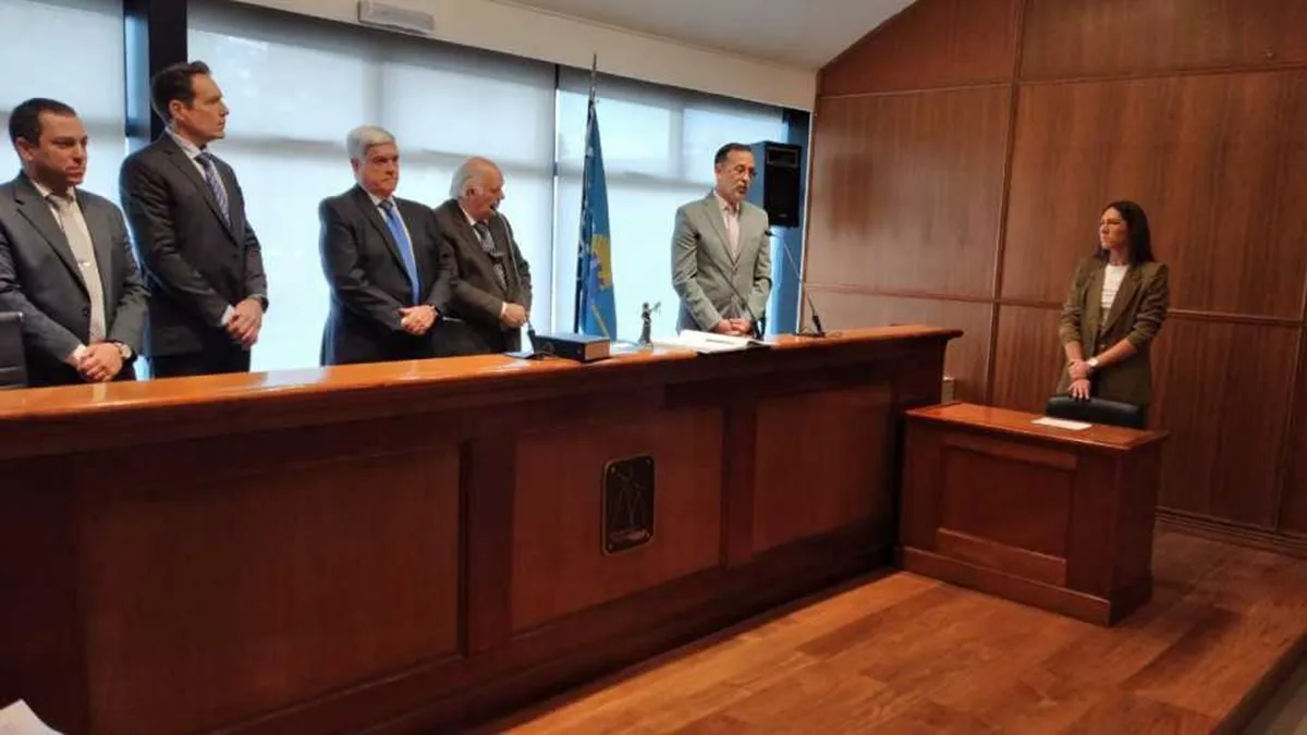 Acto de asunción de Eugenia Dominguez