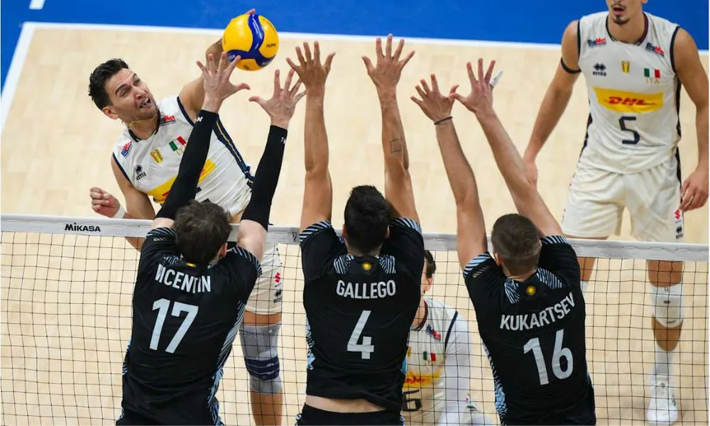 Argentina contra Italia X Voleibol Argentino