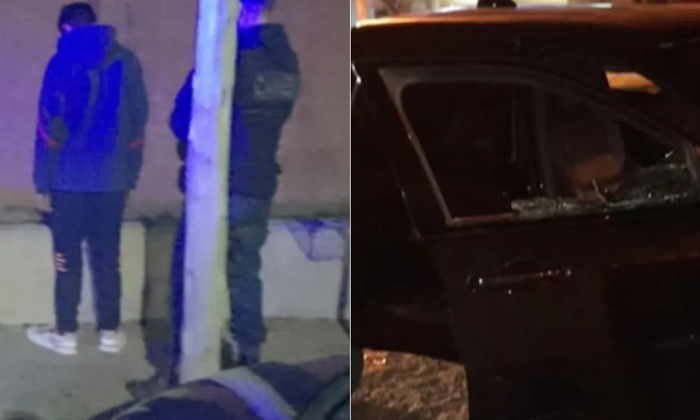 Adolescentes rompieron una camioneta para robar
