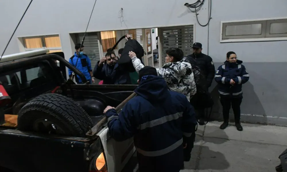 Rescate 5 ccidente fatal en la ruta 3 Foto JOSÉ SILVA LA OPINIÓN AUSTRAL