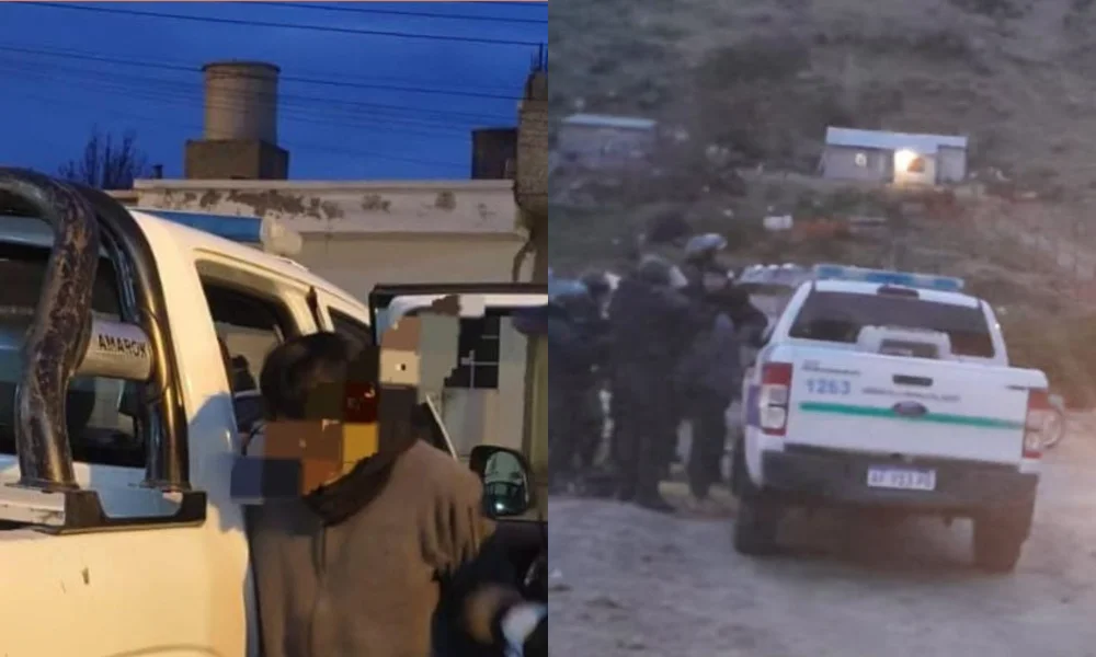 Lo atraparon arriba de un auto en el camino a la caballeriza