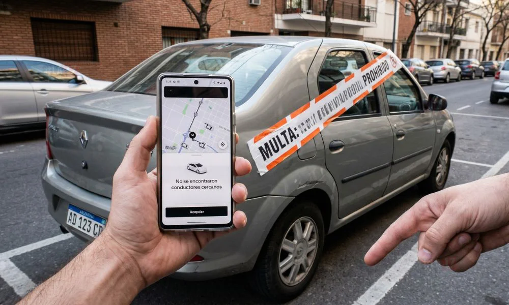 Uber prohibido foto generada por LA17