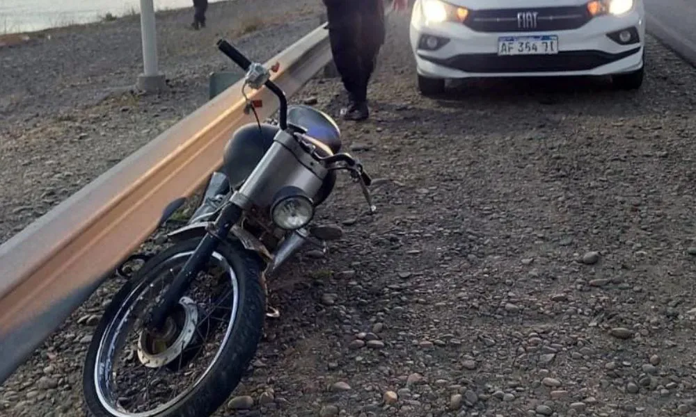 Motociclista accdentado sin identificar en Comodoro
