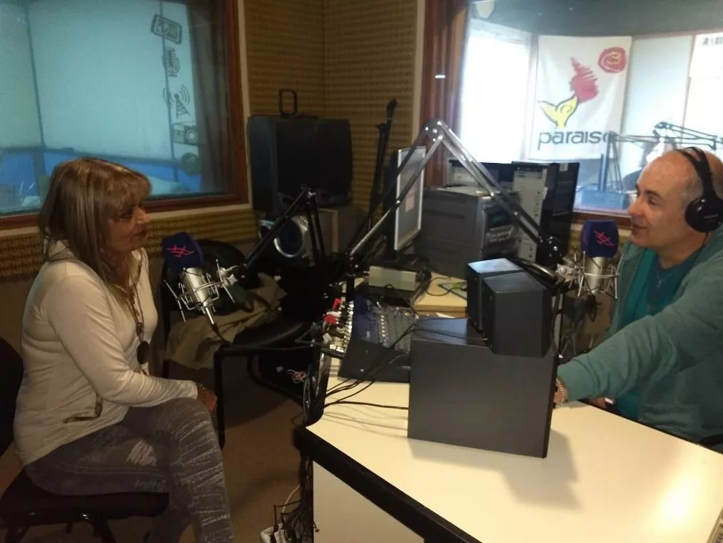 Diego Castro junto a Ana María García