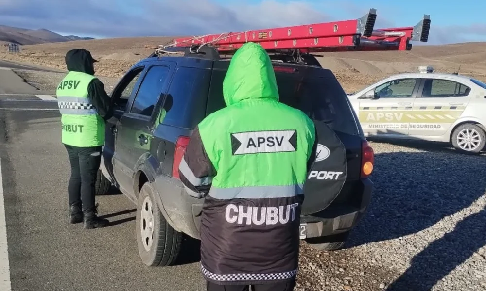 Controles viales en Chubut