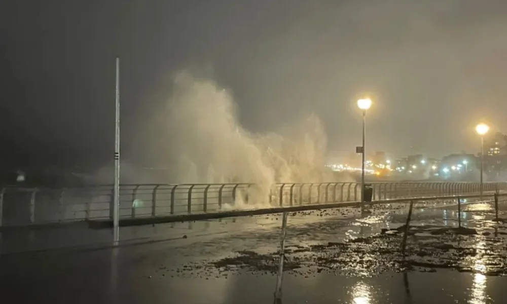 Marejada en Comodoro Foto Diario Crónica
