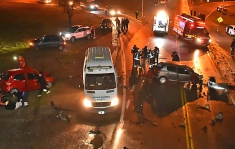 Trelew: accidente fatal