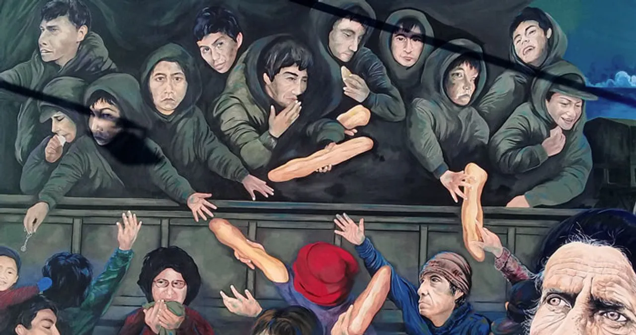 Mural que recuerda 