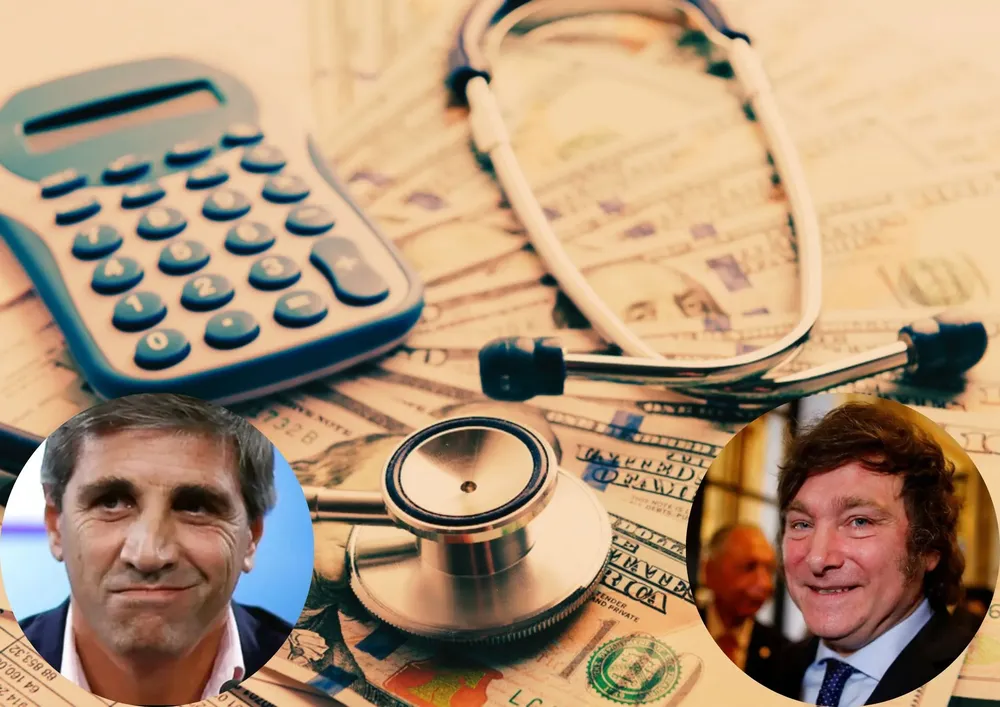 Milei y Caputo se desligan del aumento de las prepagas