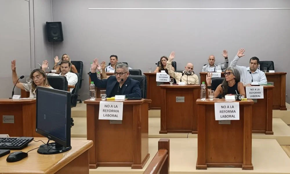 Concejales de Madryn contra la reforma laboral