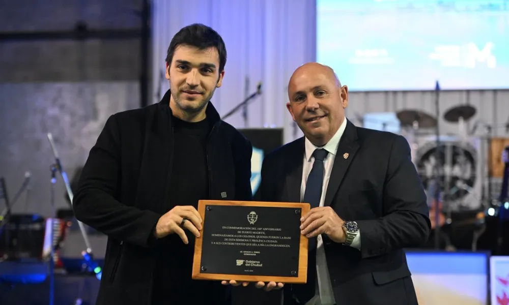 Acto aniversario de Puerto Madryn