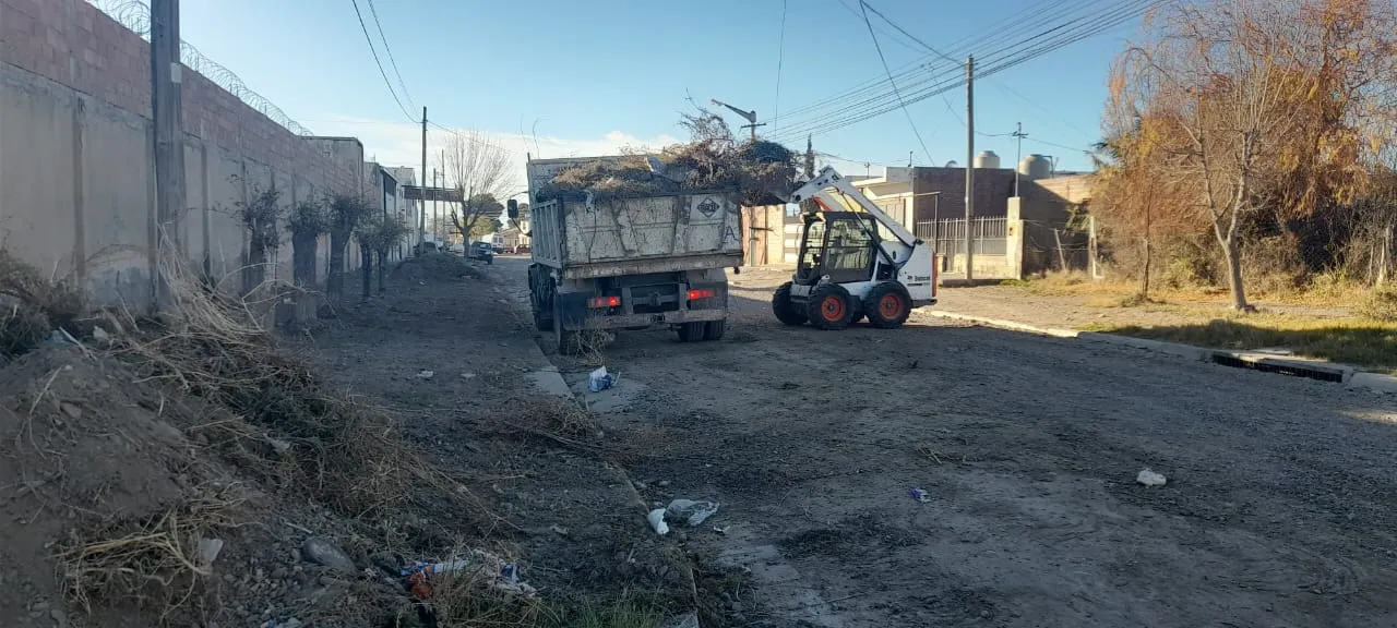 Limpieza del barrio Sarmiento