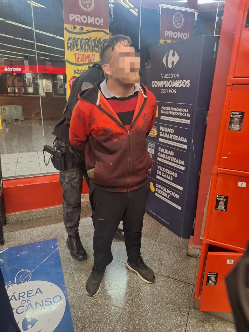 Detención del sujeto con pedido de captura