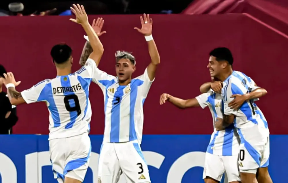 La Selección argentina Sub-17 debutó con una remontada memorable ante Bélgica