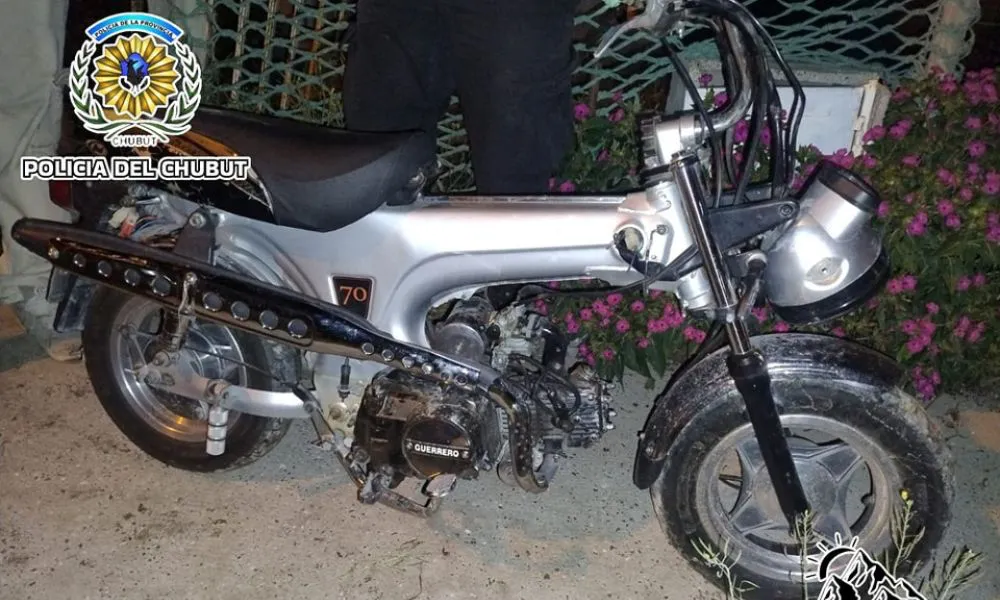 moto robada madryn