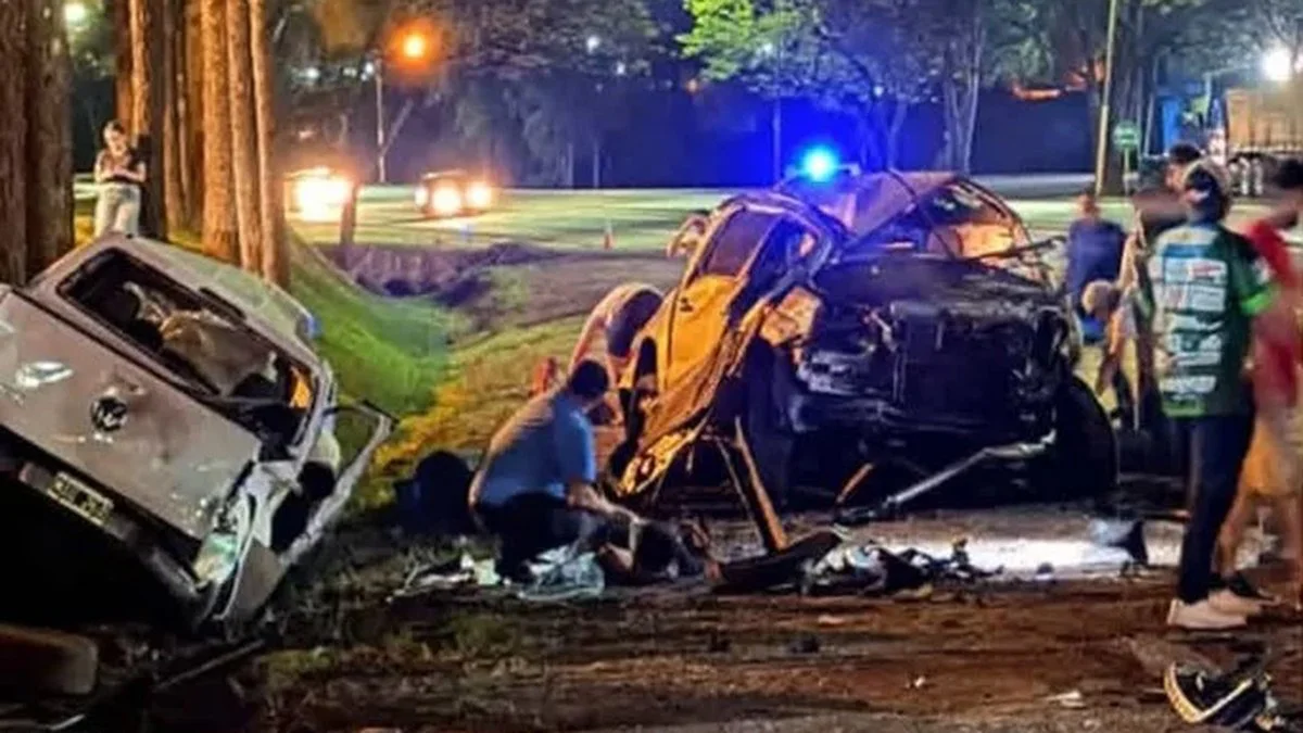 Choque fatal en Misiones. Foto Red de Noticias 7