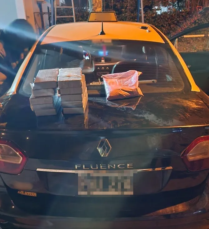 Taxista fue detenido con 26 kilos de cocaína ocultos