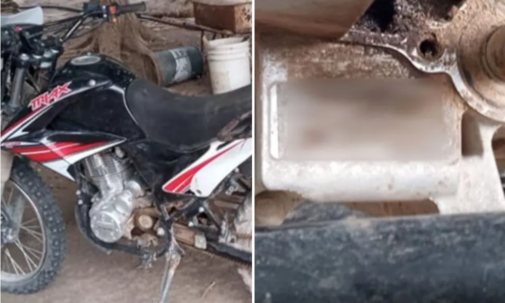 accidente y moto robada