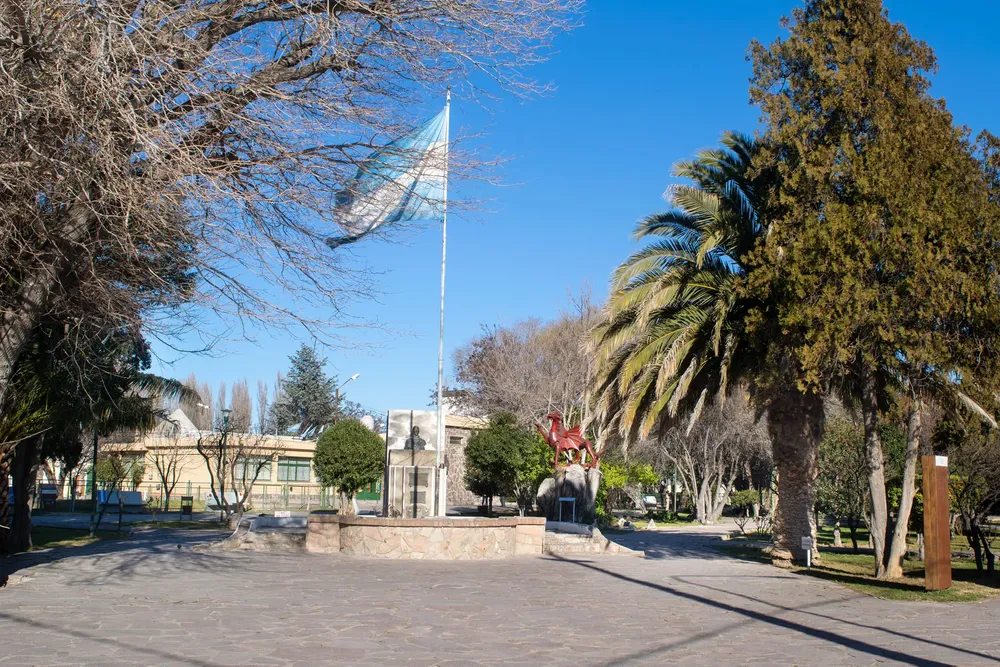plaza central Julio Argentino Roca.
