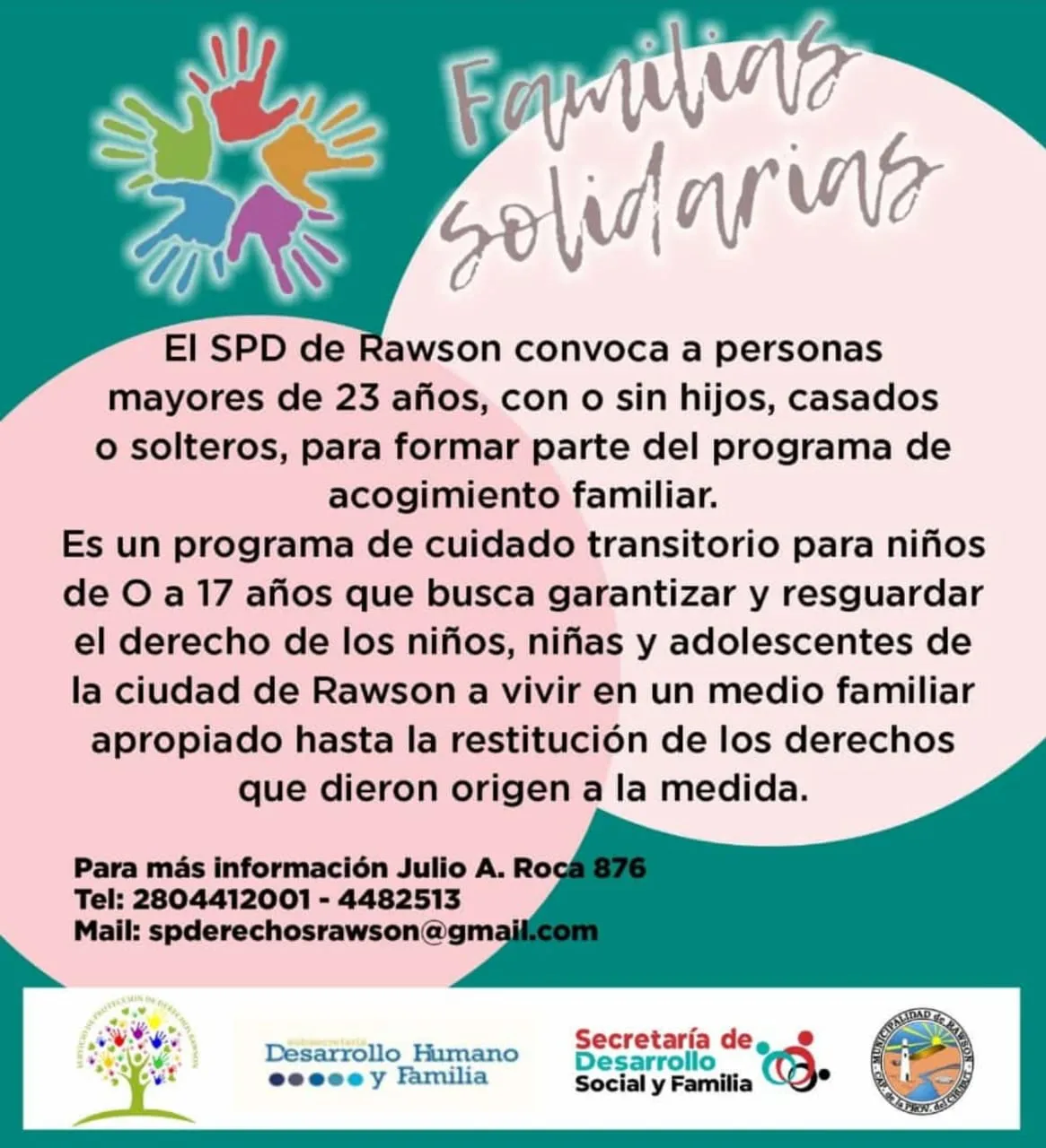 Flyer Familias Solidarias
