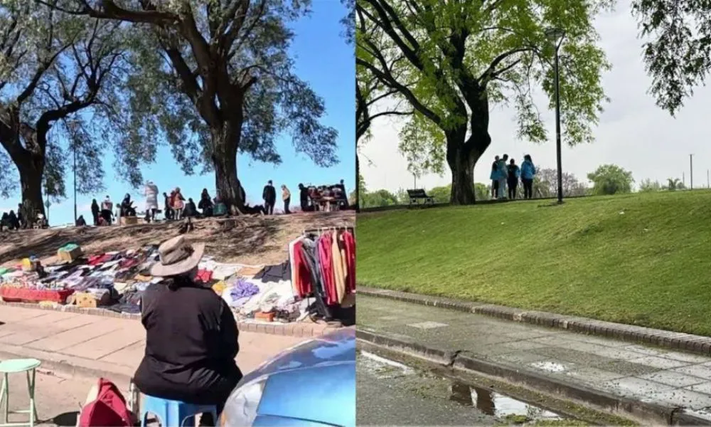 Desalojaron a más de mil manteros