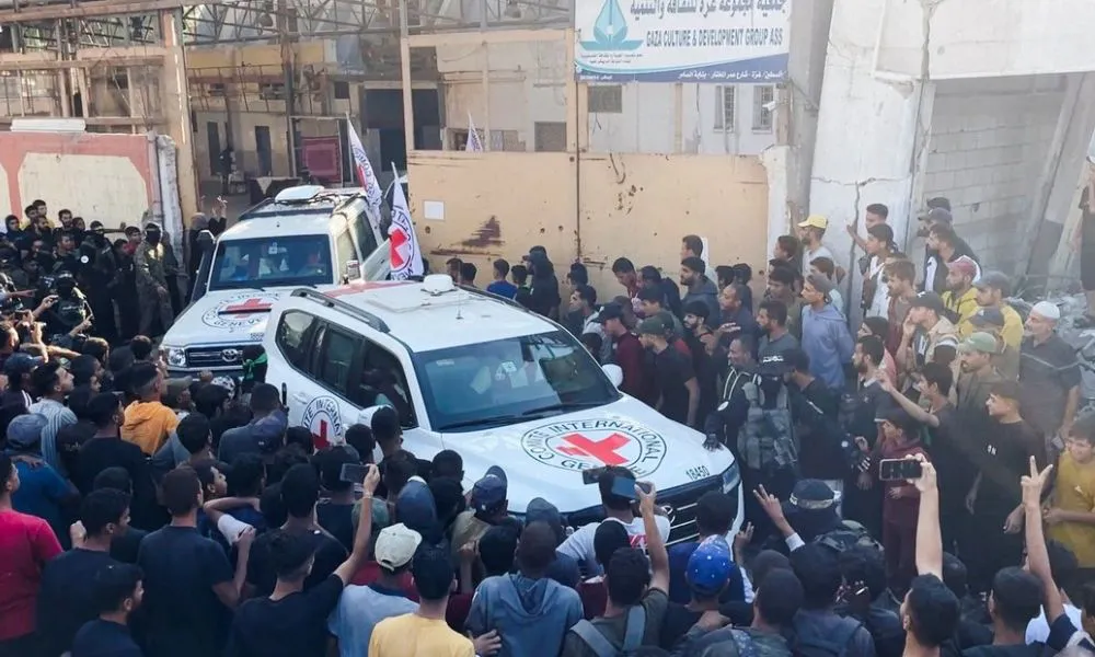 Liberación de rehenes Foto Reuters