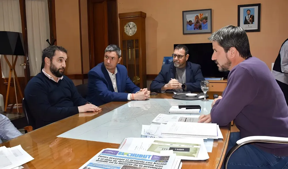 Evaluaron proyecto de la doble vía Trelew-Madryn
