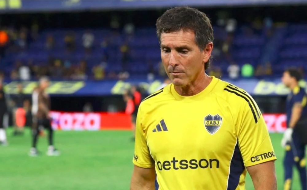 El técnico de Boca lamentó el 0-0 con Platense, habló de un clima exigente.