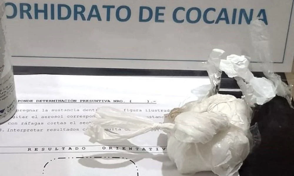Secuestran cocaína