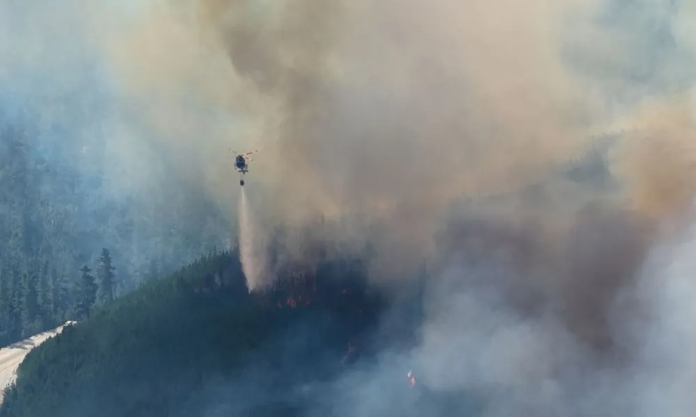 Incendio en Puerto Patriada