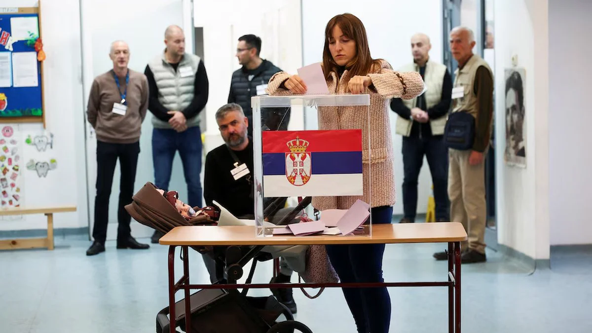 Asi se voto el domingo en Serbia