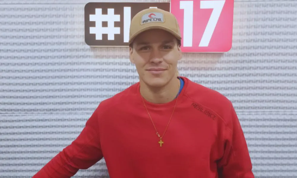 Alan Colazo en los estudios de La17