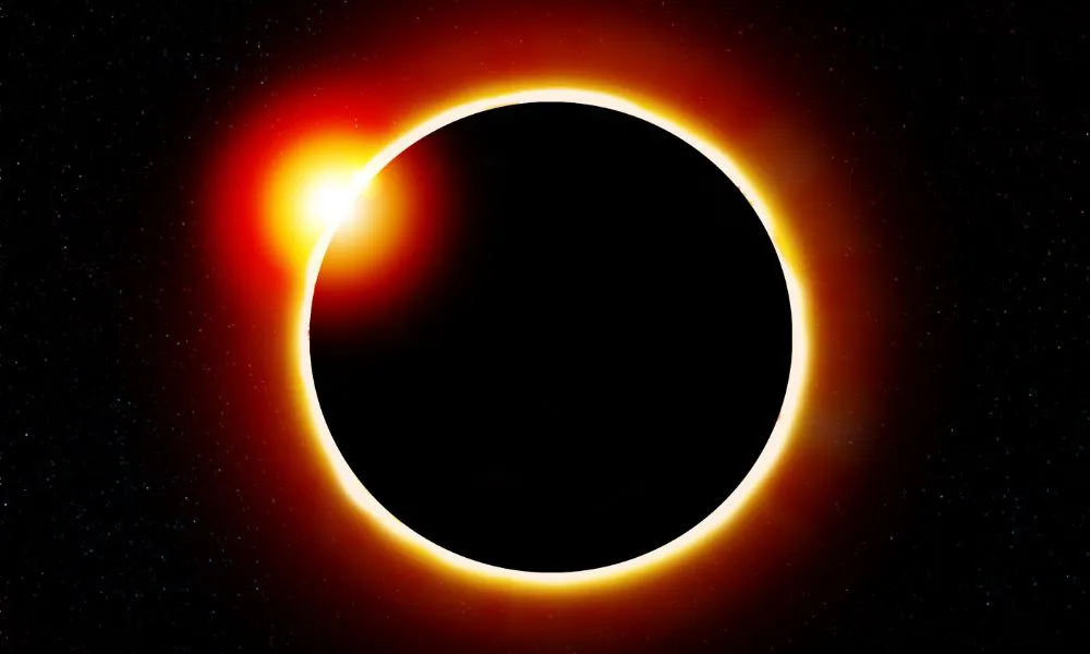 Eclipese anular imagen ilustrativa fuente Freepik
